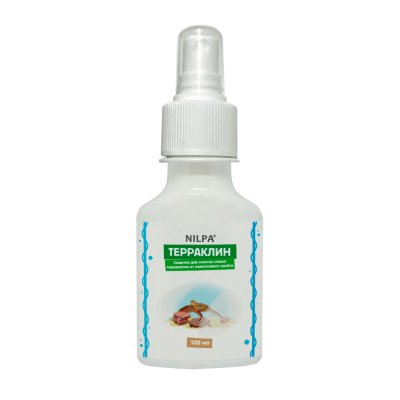 НИЛПА Терраклин Средство для очистки стекол террариума от кальциевых налётов, 100 мл