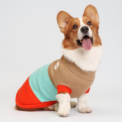 Petmax Свитер полосатый с овечкой для собак, 3XL