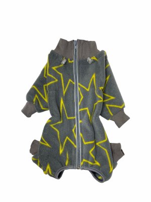 Одежда OSSO Комбинезон для собак из флиса на молнии (кобель) принт (32)