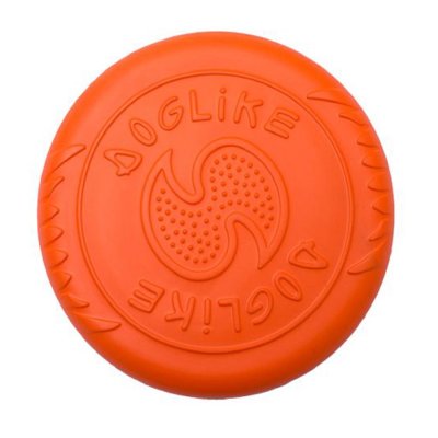 Игрушка для собак DOGLIKE Тарелка летающая средняя (Оранжевый)