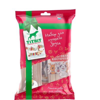TiTBiT Лакомство Набор подарочный Новогодняя коллекция для собак, 280 гр.