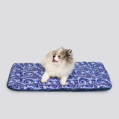 RURRI Матрас для собак и кошек Метелица, 85х60х4 см , синий