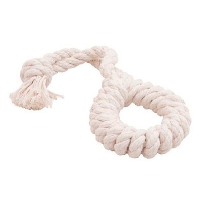 Игрушка для собак DOGLIKE Dental Knot Кольцо канатное большое (белый)