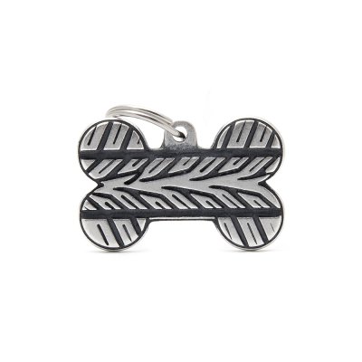 My family Адресник для собак и кошек Косточка Проектор, 2,4х3,8 см