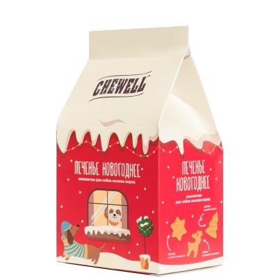 Chewell Подарочный набор Лакомство печенье в ассортименте для собак мелких пород, 120 гр.