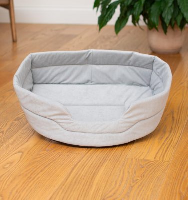 Лежаки PETSHOP Лежак полукруглый, серый (38х31х14 см)