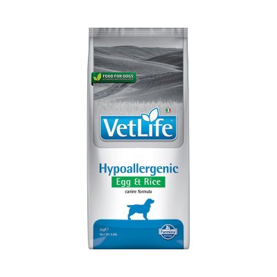 Корм для собак Farmina Vet Life Natural Diet при пищевых аллергиях с яйцом и рисом сух. 2кг