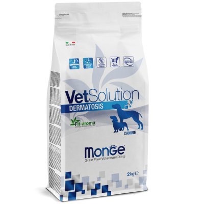 Корм для собак Monge VetSolution Dermatosis с чувствительной кожей сух. 2кг