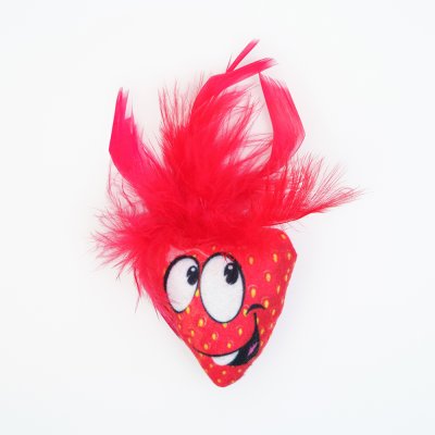 Pet hobby Игрушка для кошек Клубничка, 10х6,5х3 см