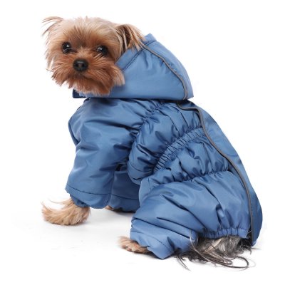 Комбинезон для собак GAMMA зимний Лига S, синий, 22см