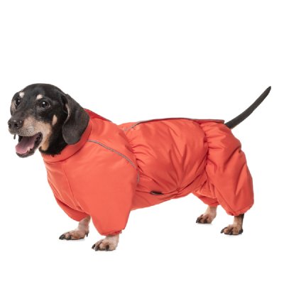 Комбинезон для собак GAMMA зимний Такса терракотовый S, 36см
