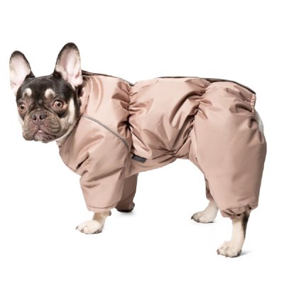 Комбинезон для собак GAMMA зимний Французский бульдог бежевый S, 35см