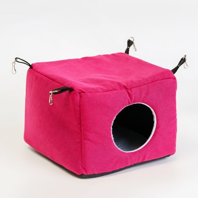 Petmax Домик для грызунов Куб Локер, 19х19х13,5 см