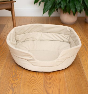 Лежаки PETSHOP Лежак полукруглый, бежевый (38х31х14 см)