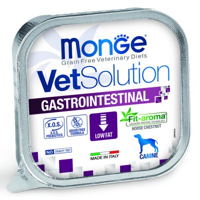 Корм для собак Monge VetSolution Gastrointestinal при заболеваниях ЖКТ ламист. 150г
