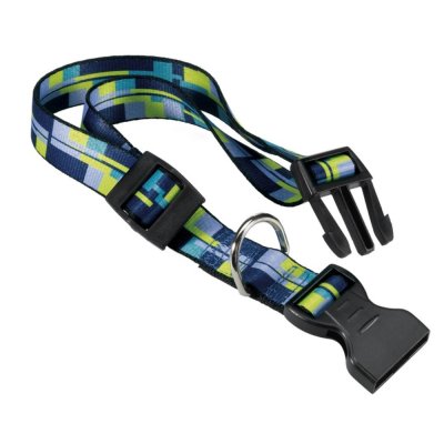 Ferplast Ошейник для собак нейлоновый Arleccino, обхват шеи 45-70 см, ширина 2,5 см, синий