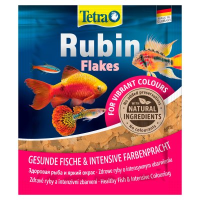 Tetra Rubin корм для рыб для окраса в хлопьях, 12 гр
