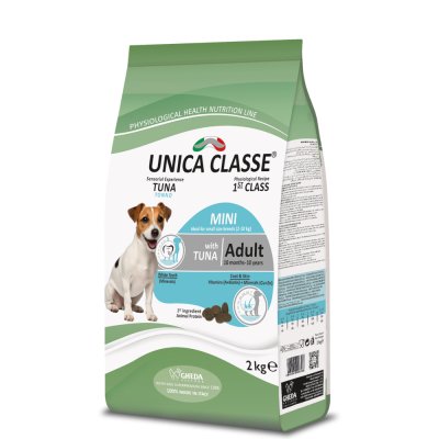 UNICA Classe Adult Mini Sensitive Сухой корм для собак мелких пород, с тунцом, 2 кг