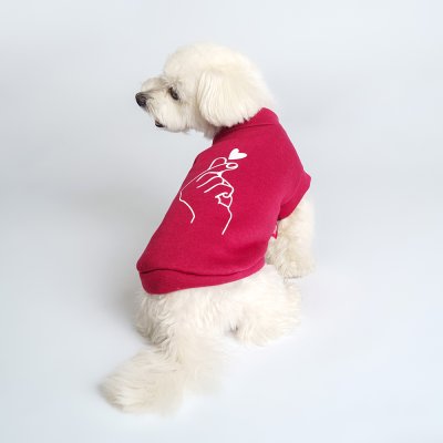 Petmax Толстовка для кошек и собак, S, бургунди