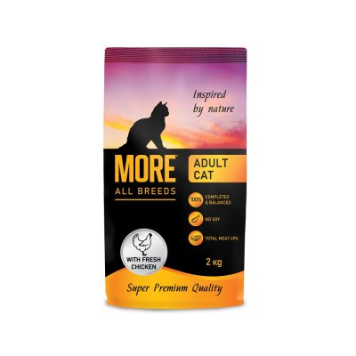 Корм для кошек MORE с курицей сух. 2кг