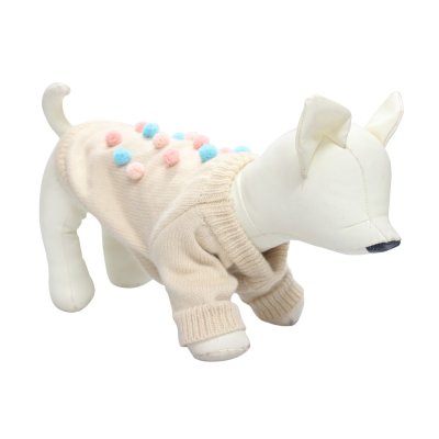 Свитер для собак Foxie Softly бежевый р. S (длина спины 30см, обхват груди 42-48см)