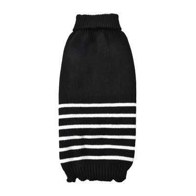 Свитер для собак Foxie Stripes черный р. M (длина спины 35см)