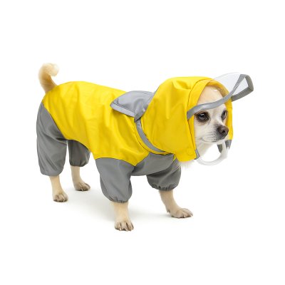 Дождевик для собак Foxie Harmony желтый р. S (длина спины 30см, обхват груди 40см)