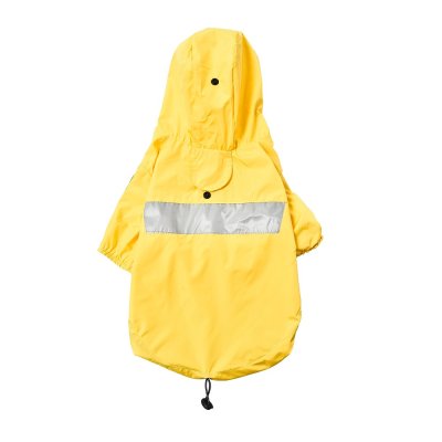 Дождевик для собак Foxie Rain желтый р. XL (длина спины 45см)