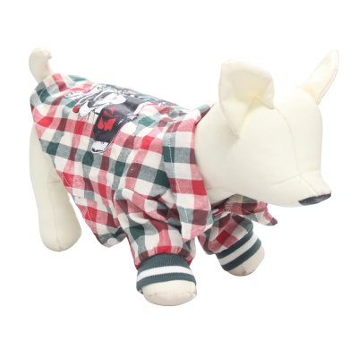 Рубашка для собак Foxie Squares разноцветная р. XL (длина спины 45см, обхват груди 58-62см)