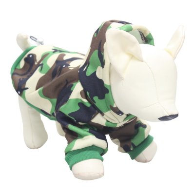 Толстовка для собак Foxie Camouflage хаки р. L (длина спины 40см, обхват груди 52-58см)