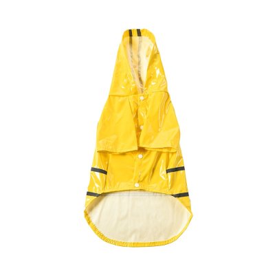 Дождевик для собак Foxie Rain желтый с полосами р. XL (длина спины 45см)