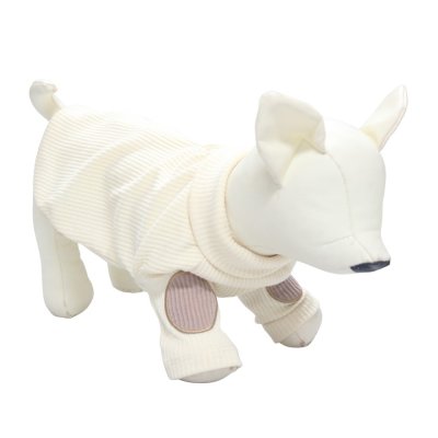 Свитер для собак Foxie Cozy белый р. S (длина спины 30см, обхват груди 42-48см)