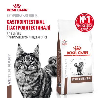 Корм для кошек ROYAL CANIN Gastrointestinal при острых расстройствах пищеварения сух. 350г