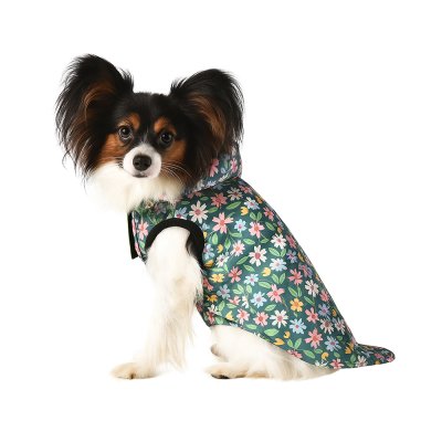Плащ для собак Foxie Flower glade двухсторонний разноцветный р. XS (дл.спины 25см,обхват груди 42-44см)