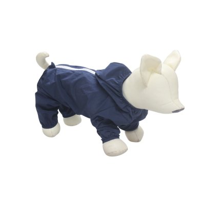 Дождевик для собак Foxie Sport синий р. XL (длина спины 45см, обхват груди 52см)