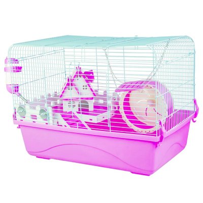 Клетка для грызунов Не Один Дома Mouse розовый, 47х30х35см