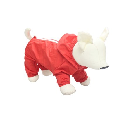 Дождевик для собак Foxie Sport красный р. XL (длина спины 45см, обхват груди 52см)