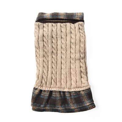 Свитер для собак Foxie Dress бежевый р. M (длина спины 35см)