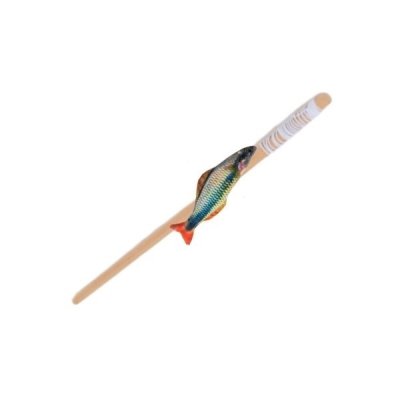 Игрушка для кошек Foxie Дразнилка Радужная рыба с валерианой и кошачьей мятой