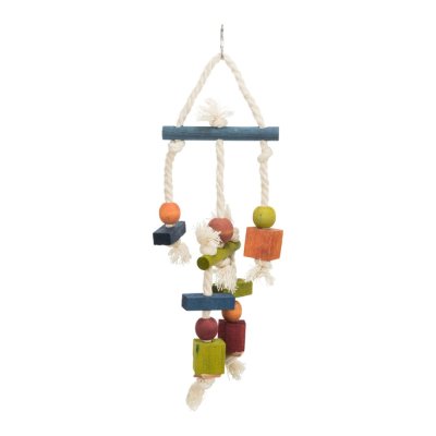 Игрушка для птиц TRIXIE дерево/верёвка, 24см