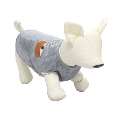 Футболка для собак Foxie Autumn серая р. L (длина спины 40см, обхват груди 52-58см)