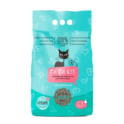 Наполнитель для кошачьего туалета Си Си Кэт комкующийся 5,3л
