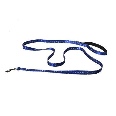 Поводок для собак Foxie Bones 1,9х200см синий