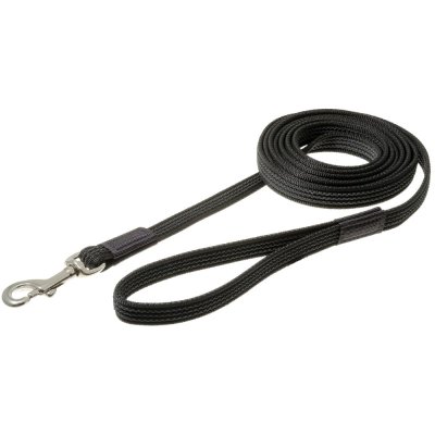 Поводок для собак V.I.PET с карабином профессиональный с латексом 20мм 3м