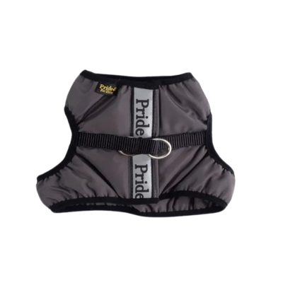 Жилетка-шлейка для собак Pride Спорт серая, размер M