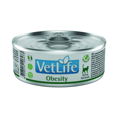 Корм для кошек Farmina Vet Life Cat Obesity с избыточным весом, курица банка 85г
