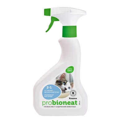 Средство PROBIONEAT для обработки и гигиены мест содержания кошек 500мл