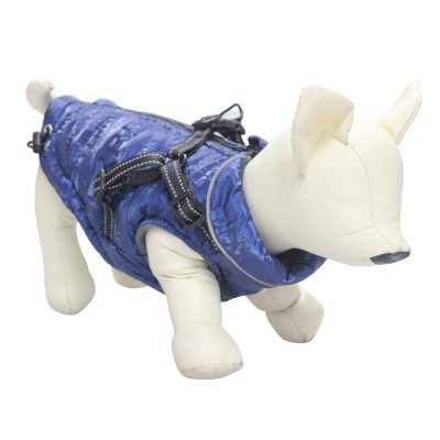 Жилет для собак Foxie Style синий р. XL (длина спины 45см, обхват груди 52см)
