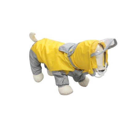 Дождевик для собак Foxie Harmony желтый р. L (длина спины 40см, обхват груди 48см)
