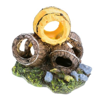 Aquafantasy Декор для аквариумов Бочка, 13x10x11 см